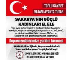 SAKARYA’NIN GÜÇLÜ KADINLARI EL ELE