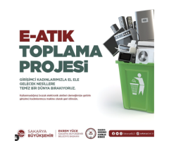 “e-atık” projemiz devam ediyor.